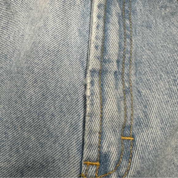 Vintage Esprit High Rise Light Wash Denim Mom Shorts Size 1/2 - Picture 13 of 13